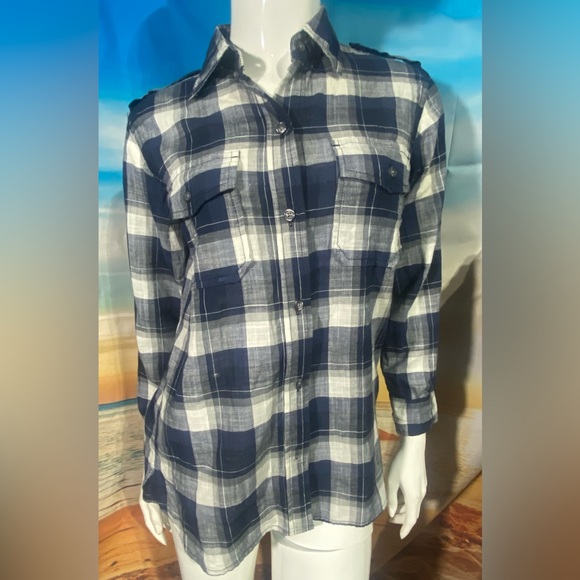 Current Elliott plaid shirt - Picture 3 of 7